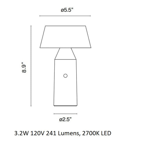 Bicoca Portable Table Lamp