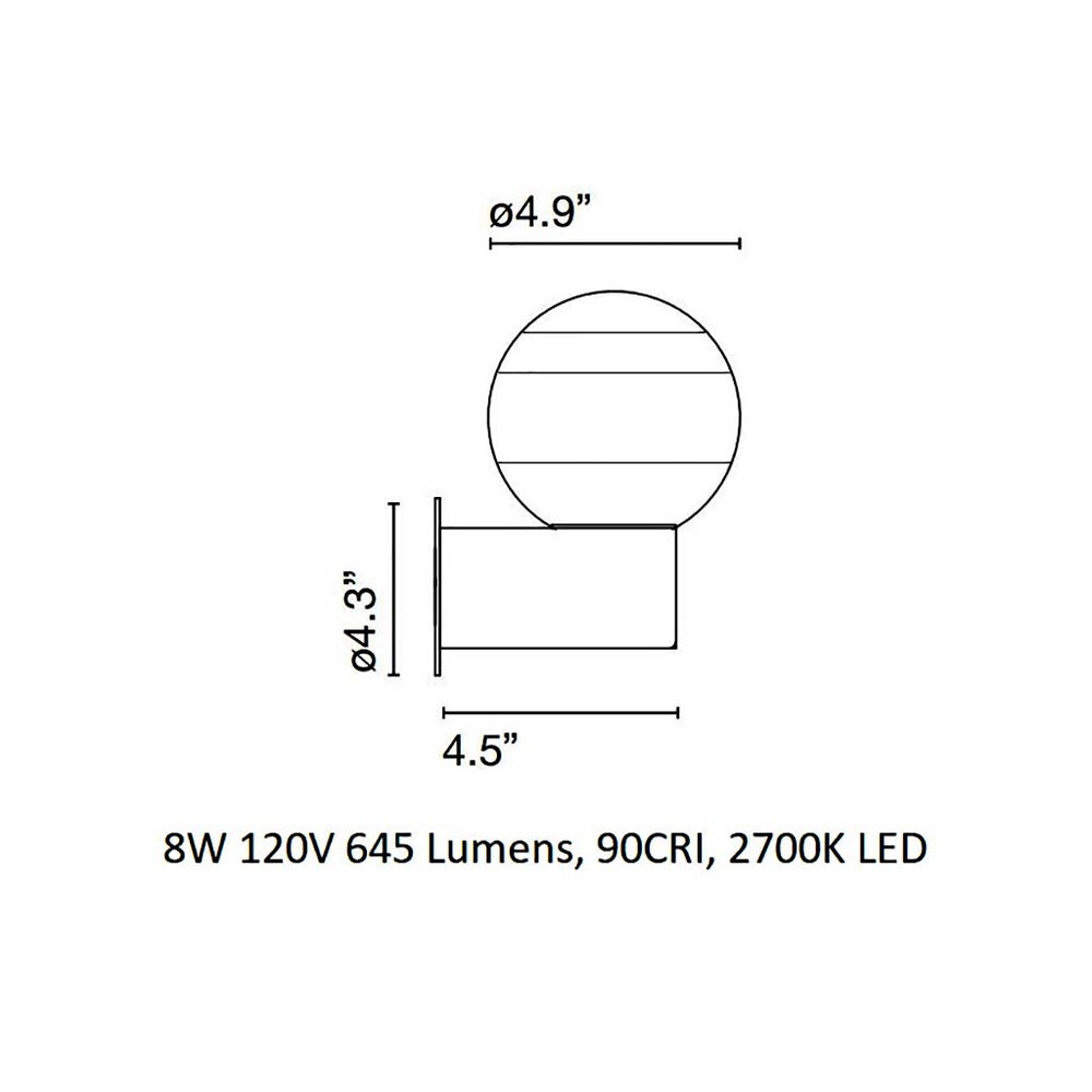 Dipping Light A1 Wall Light