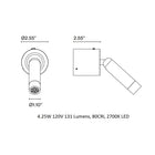 Ledtube A Wall Sconce