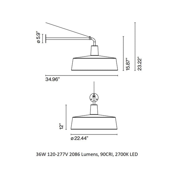 Soho Outdoor LED Wall Sconce