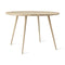 Accent Dining Table  option Mat Lacquered Oak
