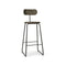 Earth Stool with Backrest  option Counter: 27.1 in height