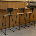 Earth Stool with Backrest