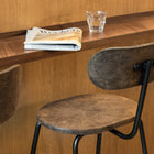 Earth Stool with Backrest