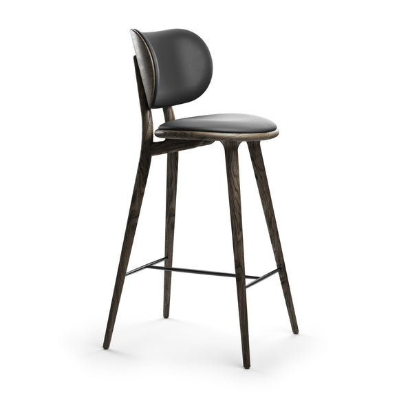 High Stool with Backrest