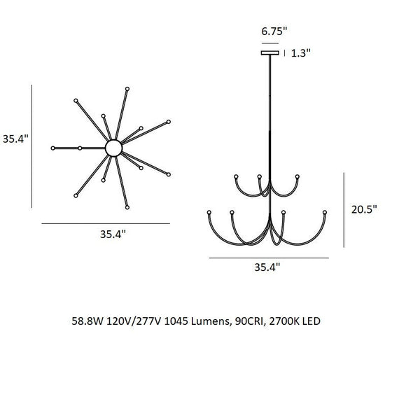 Arca Multi-Tier Chandelier