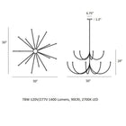 Arca Multi-Tier Chandelier