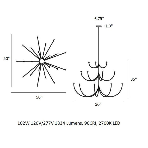 Arca Multi-Tier Chandelier