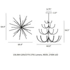 Arca Multi-Tier Chandelier