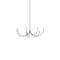 Arca Single Chandelier  option Nickel Chrome