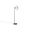 Discus Floor Lamp  option Satin Blackened Brass / Nero Marquina