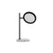 Discus Table Lamp  option Satin Blackened Brass / Carrara