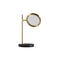 Discus Table Lamp  option Satin Brass / Nero Marquina
