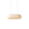 Puffball Cloud Pendant Light  option Tumbled Aluminum