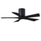Irene H5 Small Close to Ceiling Fan  option Matte Black
