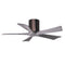 Irene H5 Small Close to Ceiling Fan  option Brushed Bronze