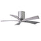 Irene H5 Small Close to Ceiling Fan  option Brushed Nickel