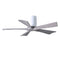 Irene H5 Small Close to Ceiling Fan  option Gloss White