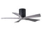 Irene H5 Small Close to Ceiling Fan  option Matte Black