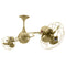 Italo Ventania Fan  option Polished Brass