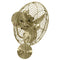 Michelle Parede Wall-Mounted Fan  option Polished Brass