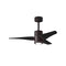 Super Janet Ceiling Fan  option Textured Bronze