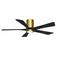 Irene 5HLK Ceiling Fan  option Brushed Brass