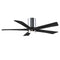 Irene 5HLK Ceiling Fan  option Polished Chrome