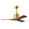 Nan Ceiling Fan  option Walnut Tone