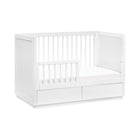 Bento 3-in-1 Convertible Storage Crib with Toddler Bed Conversion Kit