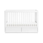 Bento 3-in-1 Convertible Storage Crib with Toddler Bed Conversion Kit