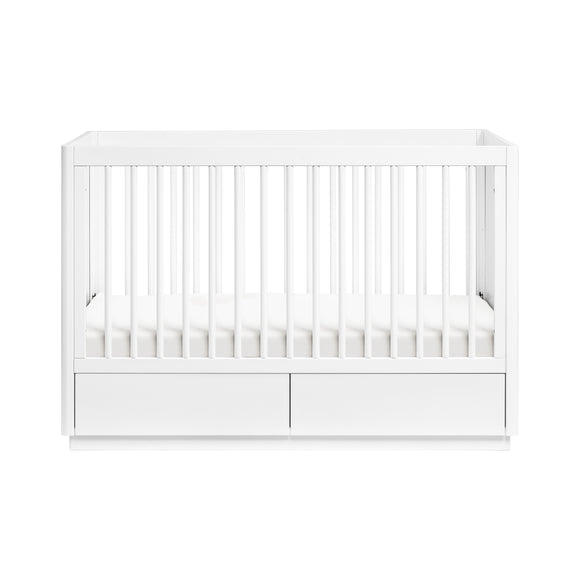 Bento 3-in-1 Convertible Storage Crib with Toddler Bed Conversion Kit