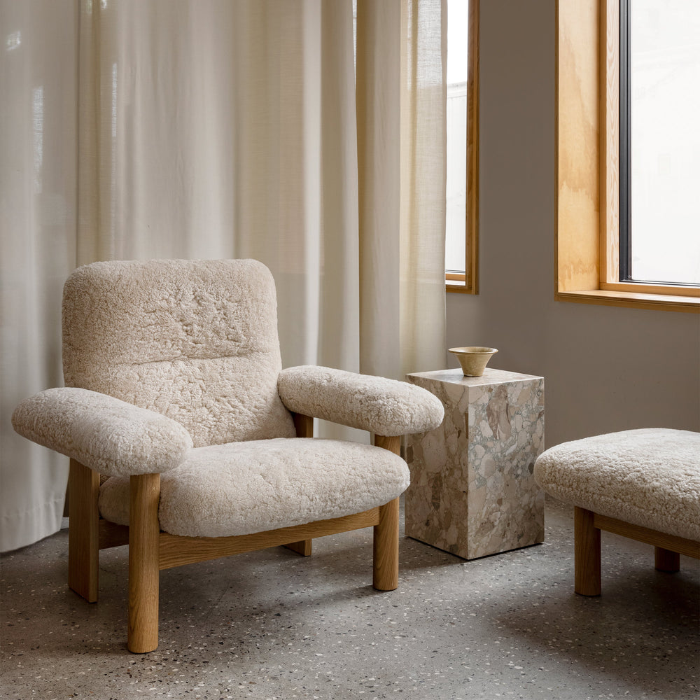 Brasilia Sheepskin Lounge Chair