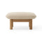 Brasilia Ottoman  option Natural Oak