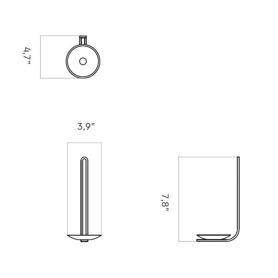 Clip Wall Candle Holder