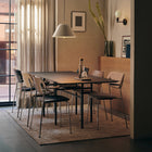 Co Seat Upholstered Dining Chair with Arms