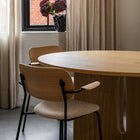 Co Seat Upholstered Dining Chair with Arms