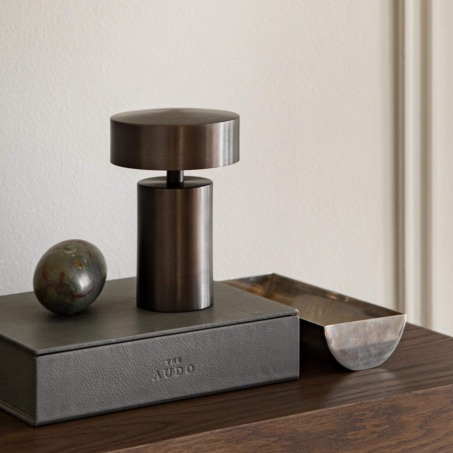 Audo Copenhagen Column Portable Table Lamp by Menu Design now Audo ...