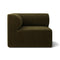 Eave Modular Sofa Corner Piece  option 035 - Champion Green
