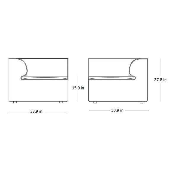 Eave Modular Sofa Corner Piece