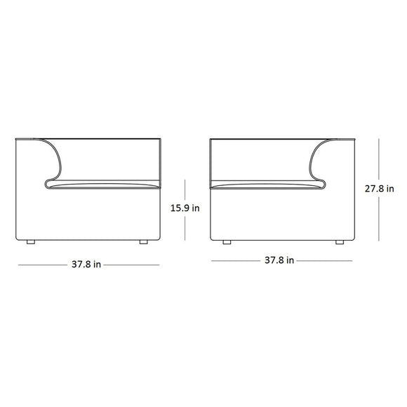 Eave Modular Sofa Corner Piece