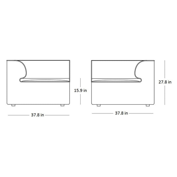 Eave Modular Sofa Corner Piece