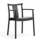 Merkur Dining Armchair  option Black Painted Oak
