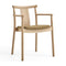 Merkur Upholstered Dining Armchair  option Natural Oak / Boucle 06