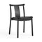 Merkur Upholstered Dining Chair  option Black Painted Oak / Dakar 0842