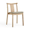Merkur Upholstered Dining Chair  option Natural Oak / Hallingdal 65 0200
