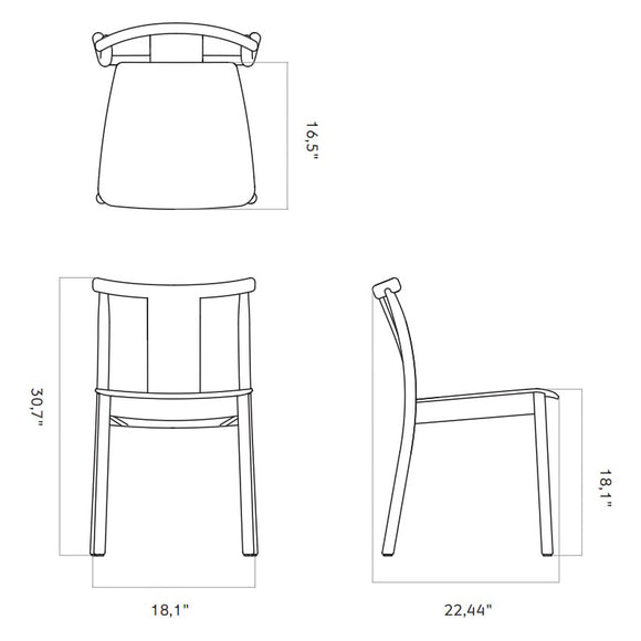Merkur Upholstered Dining Chair