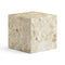 Plinth Cubic Side Table  option Sand
