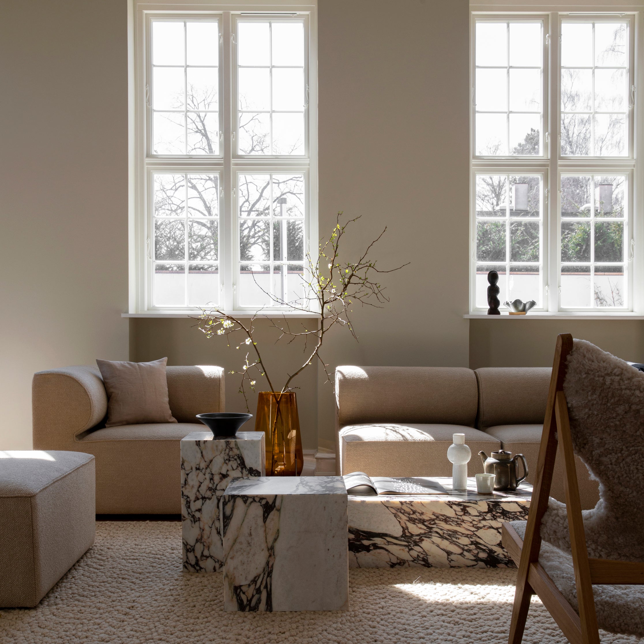 Audo Copenhagen Plinth Low Coffee Table by Menu Design now Audo