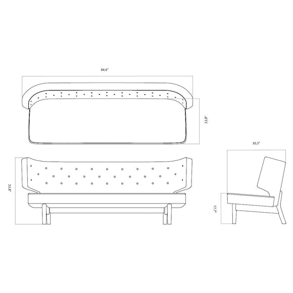 Radiohus 2-Seater Sofa